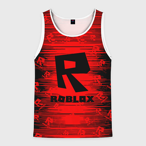Мужская майка без рукавов Roblox / 3D-Белый – фото 1