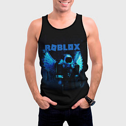 Майка-безрукавка мужская ROBLOX, цвет: 3D-черный — фото 2