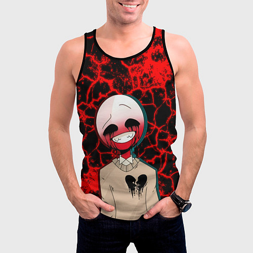 Мужская майка без рукавов CountryHumans / 3D-Черный – фото 3