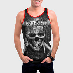Майка-безрукавка мужская Iron Maiden, цвет: 3D-красный — фото 2