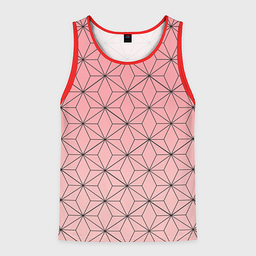 Мужская майка без рукавов NEZUKO KAMADO / 3D-Красный – фото 1