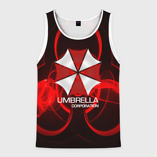 Мужская майка без рукавов Umbrella Corp / 3D-Белый – фото 1