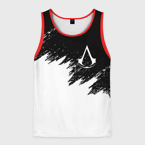 Мужская майка без рукавов ASSASSINS CREED / 3D-Красный – фото 1