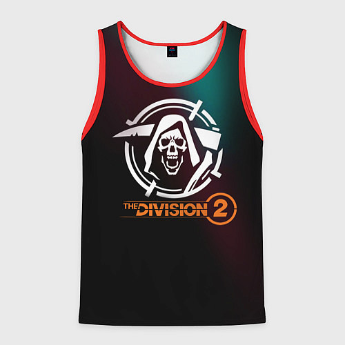 Мужская майка без рукавов The Division 2 Logo / 3D-Красный – фото 1