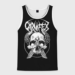 Майка-безрукавка мужская Carnifex, цвет: 3D-белый