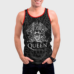 Майка-безрукавка мужская QUEEN, цвет: 3D-красный — фото 2