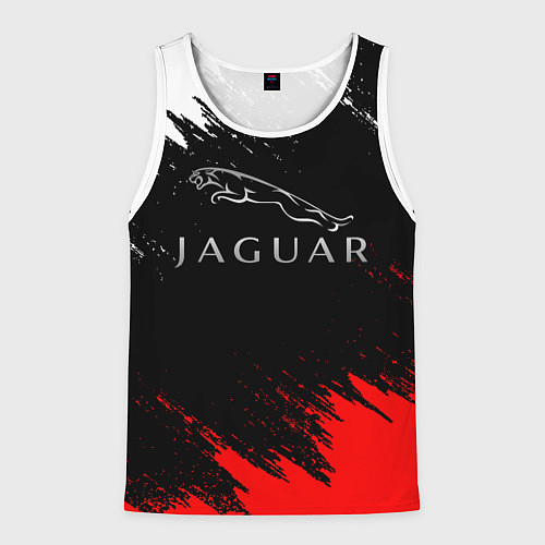 Мужская майка без рукавов Jaguar / 3D-Белый – фото 1