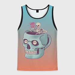 Майка-безрукавка мужская Good Viber, цвет: 3D-черный