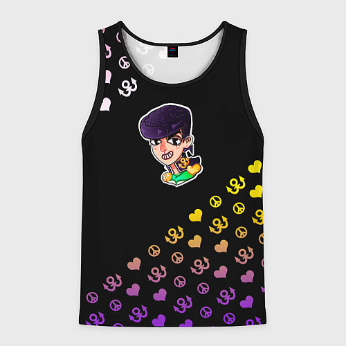 Мужская майка без рукавов Jojo diamond / 3D-Черный – фото 1