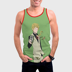 Майка-безрукавка мужская Doppo Kunikida, цвет: 3D-красный — фото 2