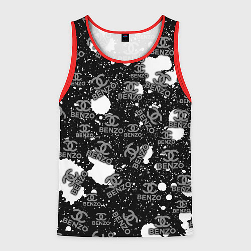 Мужская майка без рукавов Benzo Gang - Big Baby Tape / 3D-Красный – фото 1