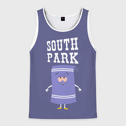 Мужская майка без рукавов South Park Полотенчико / 3D-Белый – фото 1