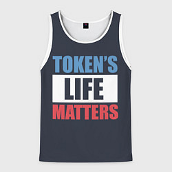 Мужская майка без рукавов TOKENS LIFE MATTERS