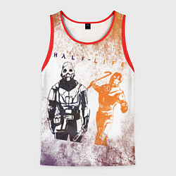 Мужская майка без рукавов Half life attack
