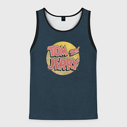 Майка-безрукавка мужская Tom & Jerry, цвет: 3D-черный