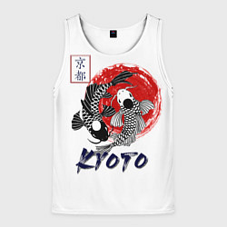 Мужская майка без рукавов Карпы Кои Киото