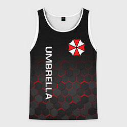 Майка-безрукавка мужская UMBRELLA CORP, цвет: 3D-белый