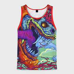 Майка-безрукавка мужская HYPERBEAST, цвет: 3D-красный