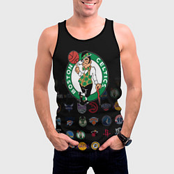 Майка-безрукавка мужская Boston Celtics 1, цвет: 3D-черный — фото 2