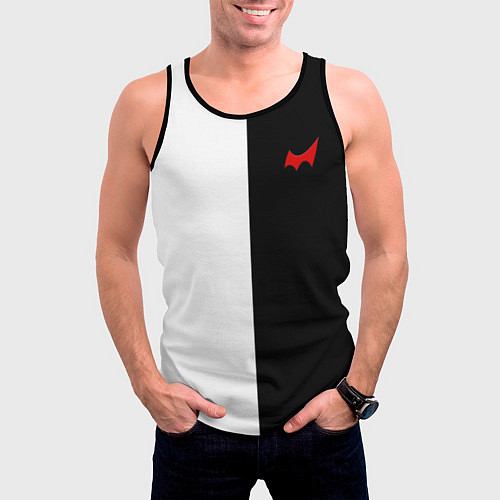 Мужская майка без рукавов Monokuma / 3D-Черный – фото 3