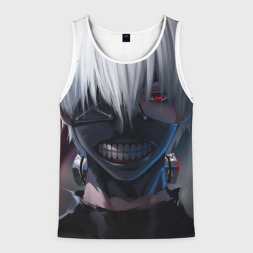 Мужская майка без рукавов TOKYO GHOUL / 3D-Белый – фото 1