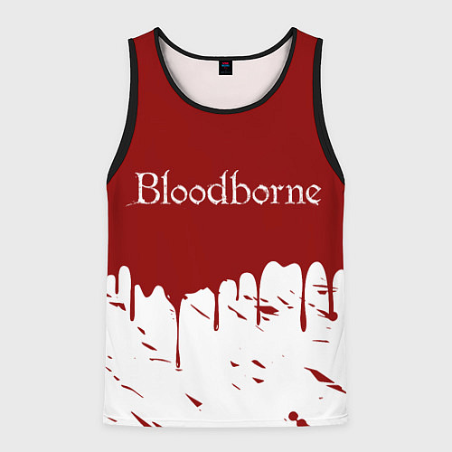 Мужская майка без рукавов Bloodborne / 3D-Черный – фото 1