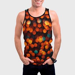Майка-безрукавка мужская Боке, цвет: 3D-черный — фото 2