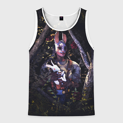 Мужская майка без рукавов Dead by Daylight / 3D-Белый – фото 1