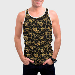 Майка-безрукавка мужская Versace, цвет: 3D-белый — фото 2