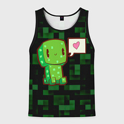 Мужская майка без рукавов Minecraft Creeper