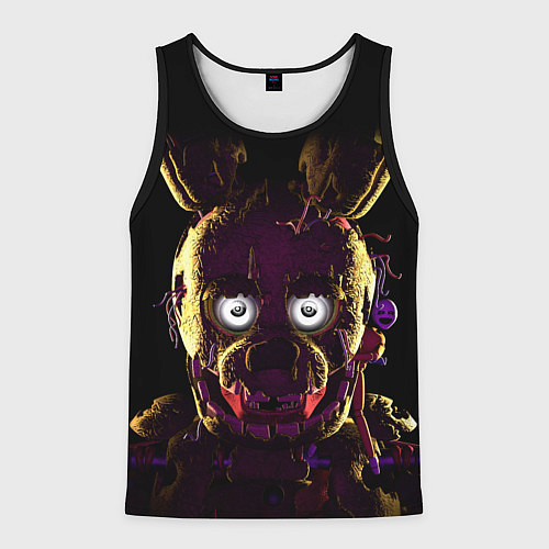 Мужская майка без рукавов FNAF 2 / 3D-Черный – фото 1