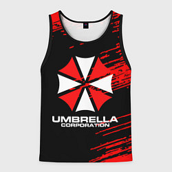 Майка-безрукавка мужская Umbrella Corporation, цвет: 3D-черный