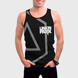 Майка-безрукавка мужская LINKIN PARK 6, цвет: 3D-черный — фото 2