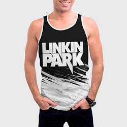 Майка-безрукавка мужская LINKIN PARK 9, цвет: 3D-белый — фото 2