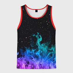 Майка-безрукавка мужская Перламутровый огонь, цвет: 3D-красный