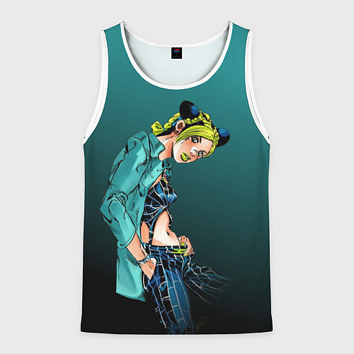 Мужская майка без рукавов Джолин Кудзё / 3D-Белый – фото 1