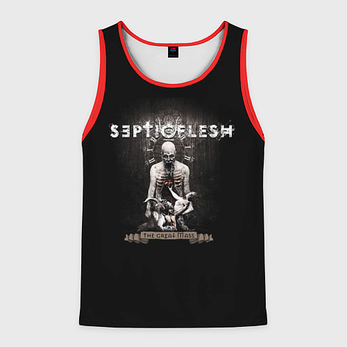 Мужская майка без рукавов Septicflesh / 3D-Красный – фото 1