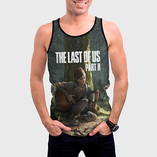 Мужская майка без рукавов The Last of Us part 2 / 3D-Черный – фото 3