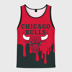 Майка-безрукавка мужская Chicago Bulls, цвет: 3D-черный