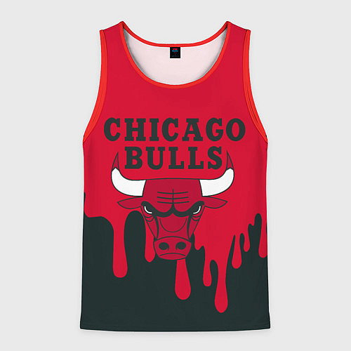 Мужская майка без рукавов Chicago Bulls / 3D-Красный – фото 1