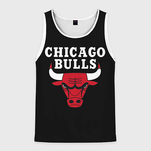 Мужская майка без рукавов CHICAGO BULLS / 3D-Белый – фото 1