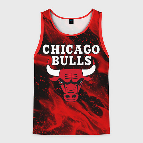 Мужская майка без рукавов CHICAGO BULLS / 3D-Красный – фото 1