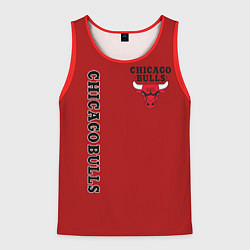 Майка-безрукавка мужская CHICAGO BULLS, цвет: 3D-красный