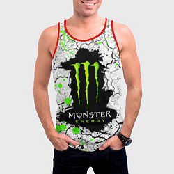 Майка-безрукавка мужская MONSTER ENERGY Z, цвет: 3D-красный — фото 2
