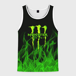 Майка-безрукавка мужская MONSTER ENERGY, цвет: 3D-белый