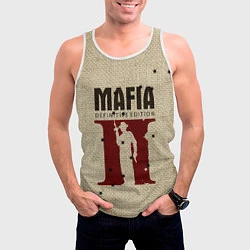 Майка-безрукавка мужская Mafia 2, цвет: 3D-белый — фото 2