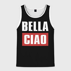 Майка-безрукавка мужская Bella Ciao, цвет: 3D-белый