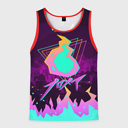 Майка-безрукавка мужская PROMARE, цвет: 3D-красный