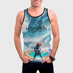Майка-безрукавка мужская HORIZON ZERO DAWN, цвет: 3D-черный — фото 2