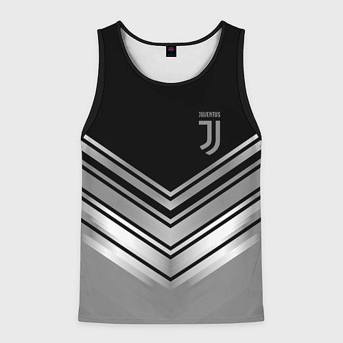 Мужская майка без рукавов JUVENTUS / 3D-Черный – фото 1